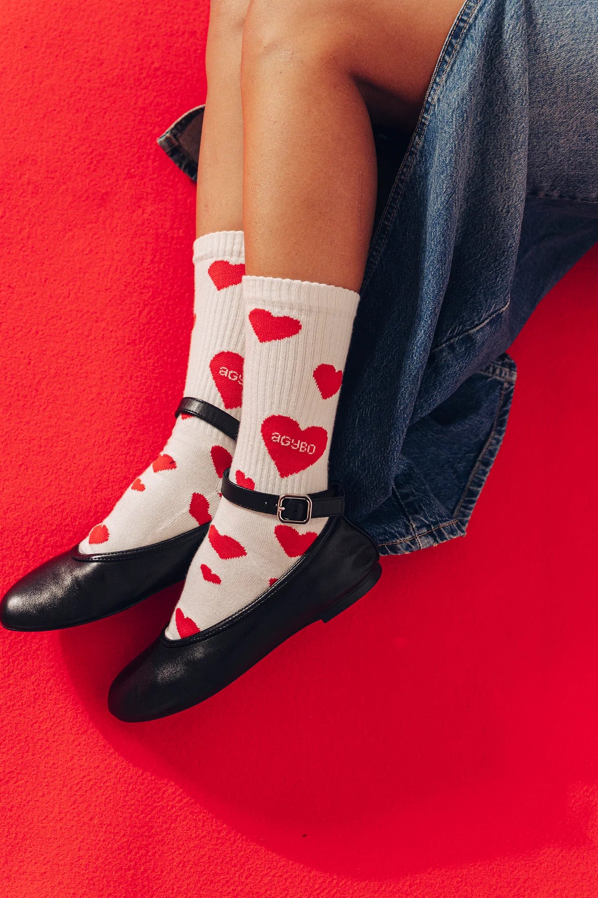 HEARTS EVERYWHERE SOCKS